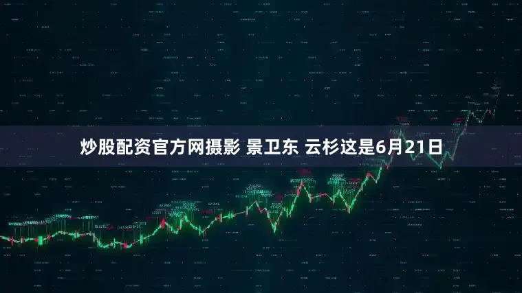 炒股配资官方网摄影 景卫东 云杉这是6月21日